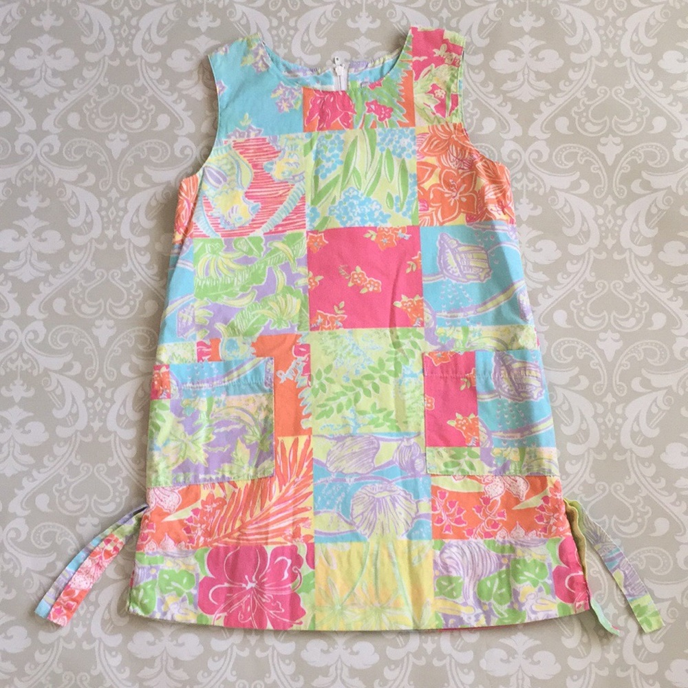 Lilly Pulitzer patchwork shift dress